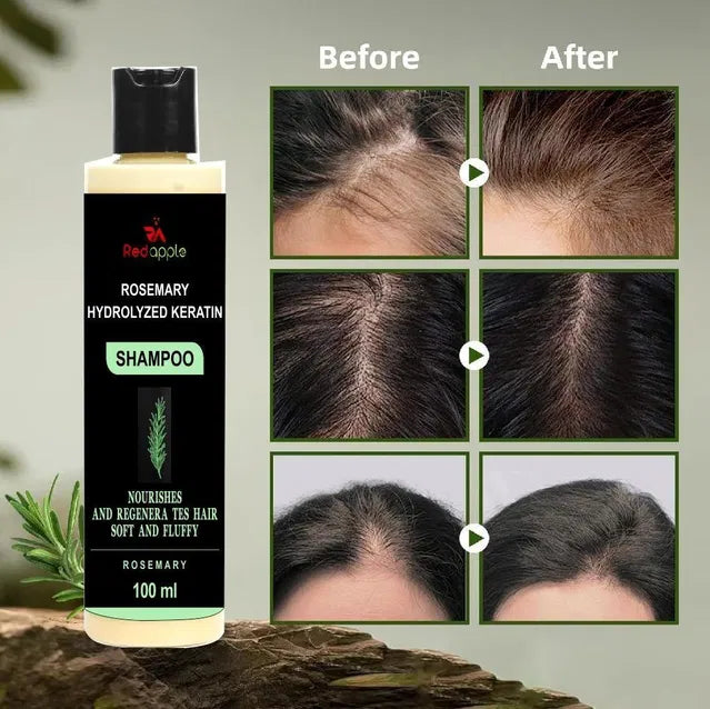 Rosemary Keratin Repair Shampoo – Stronger Hair, Pack of 2