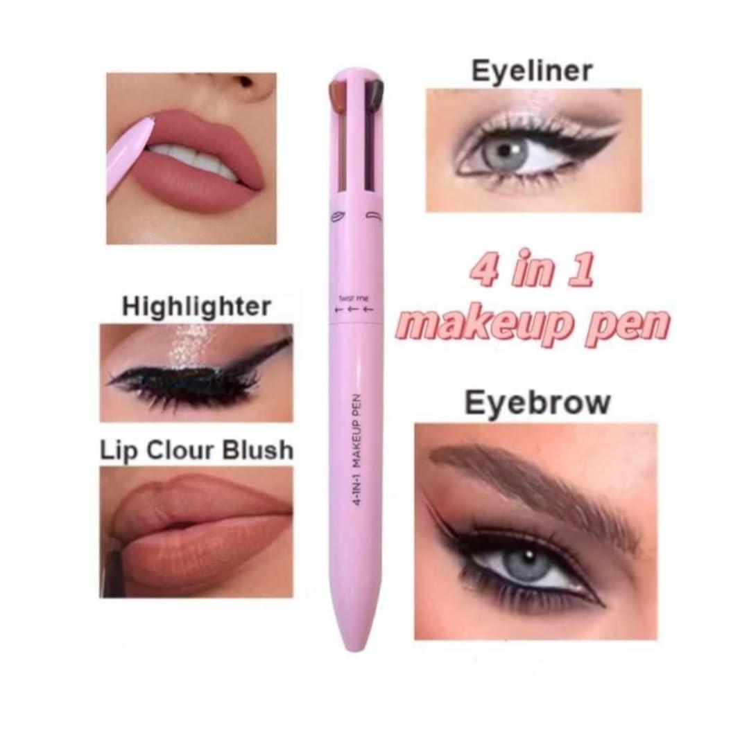 Katelia Beauty Touch-Up 4-in-1 Makeup Pen – Concealer, Eye/Brow Liner, Lip/Blush & Brightener