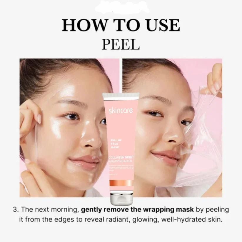 Korean Collagen Night Peel Off Mask – Anti-Ageing