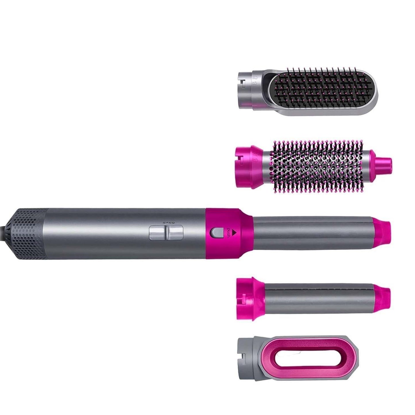 5-in-1 Hot Air Brush – Dry, Style & Curl in Minutes