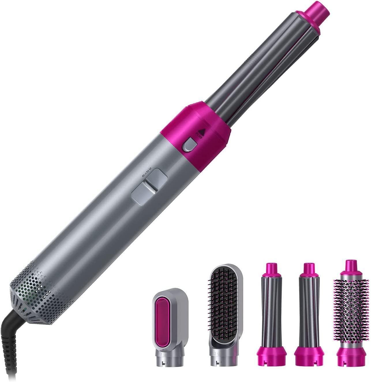 5-in-1 Hot Air Brush – Dry, Style & Curl in Minutes