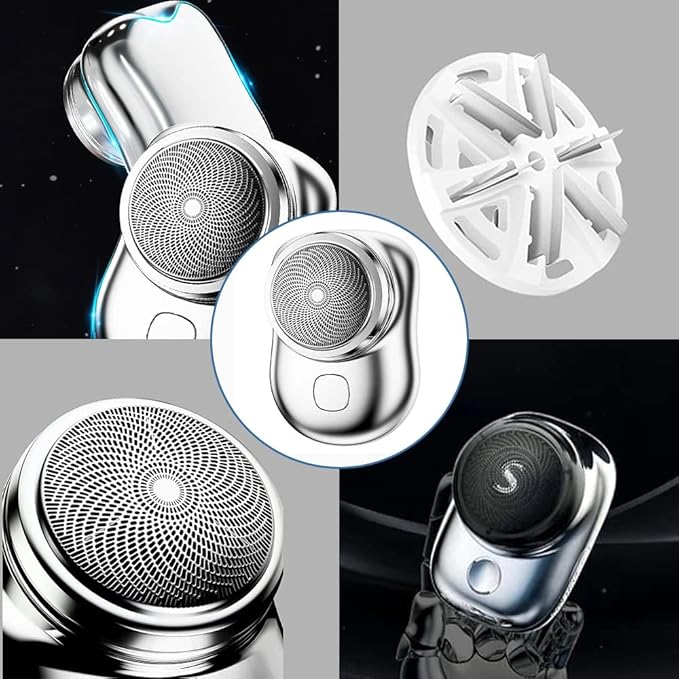 Mini Portable Electric Shaver – 15-Blade Wet & Dry