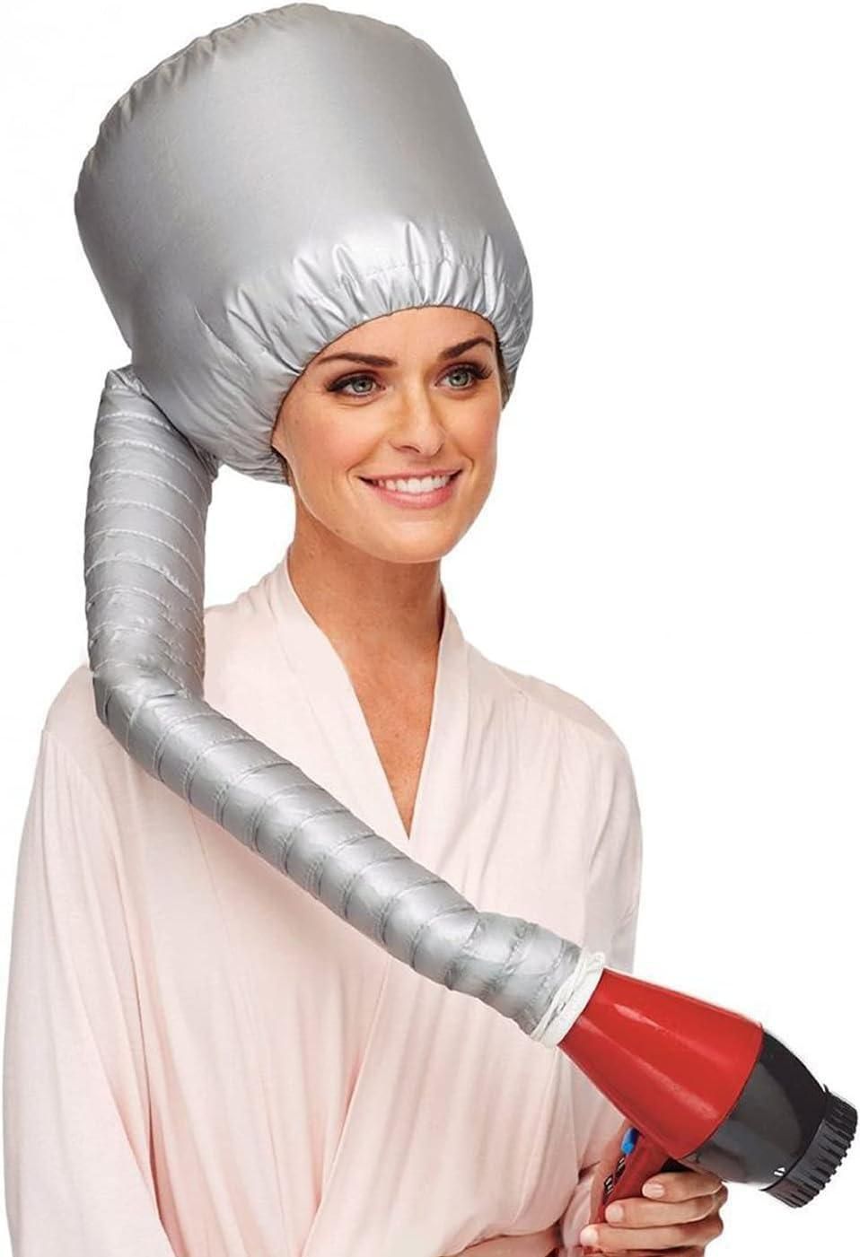 Hooded Hair Dryer Diffuser Cap – Speeds Up Curly Hair Drying