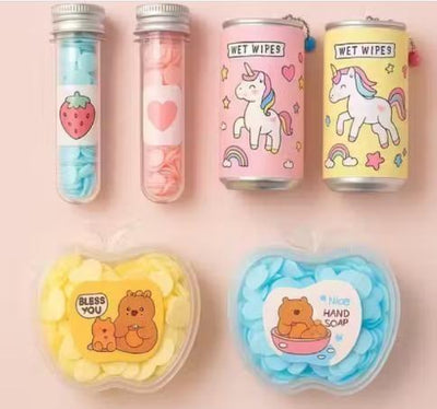 Face Care Combo – Wet Wipes, Soap Can & Paper Soap