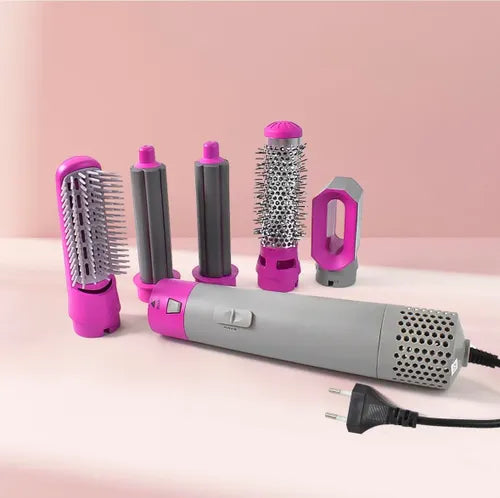 5-in-1 Hot Air Brush – Dry, Style & Curl in Minutes