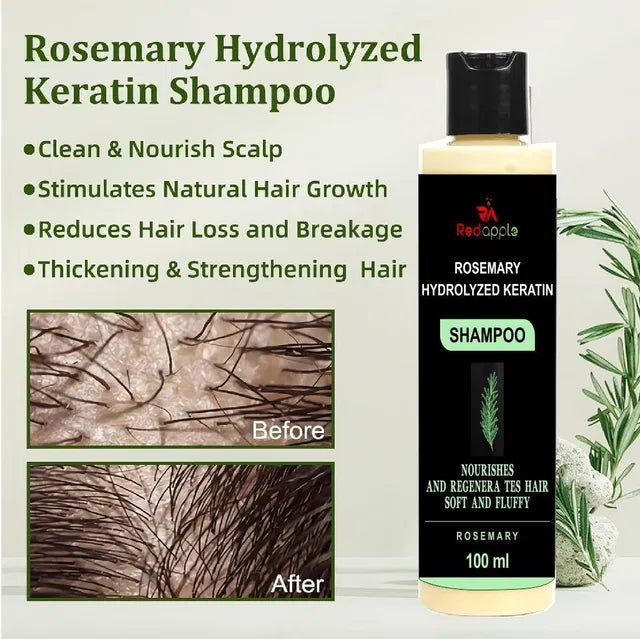 Rosemary Keratin Repair Shampoo – Stronger Hair, Pack of 2
