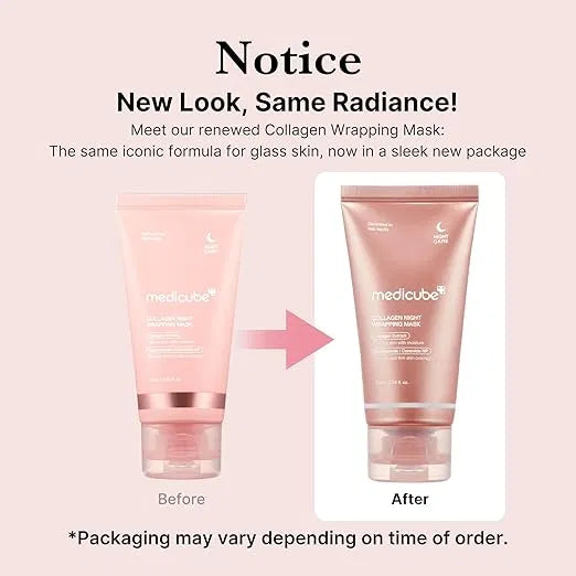 ✨ Collagen Overnight Wrapping Mask – Hydrating Peel-Off Mask for Firmer, Radiant Skin