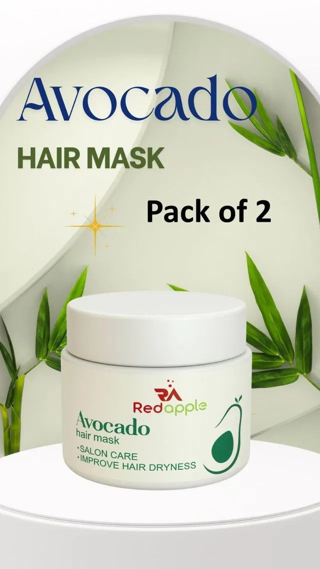 Avocado Deep Nourishing Hair Mask – Repair & Shine, Pack of 2
