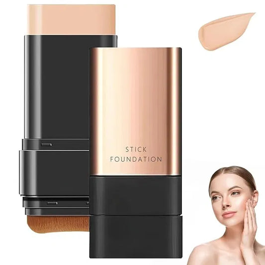 Korean 2-in-1 Glass Skin Foundation Stick – Foundation + Concealer
