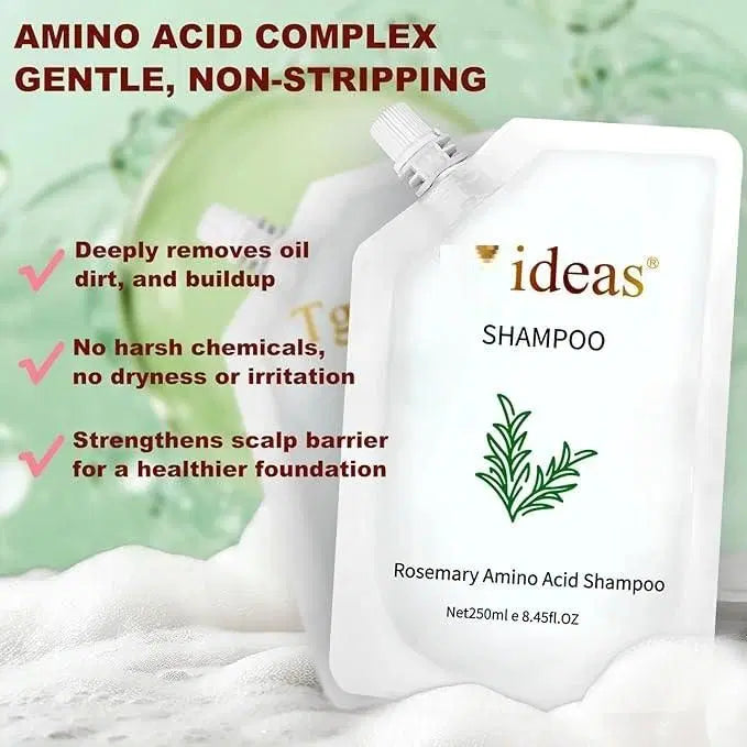 🌿 Rosemary Amino Acid Shampoo – Deep Scalp Cleanse & Stronger Hair (Pack of 2)