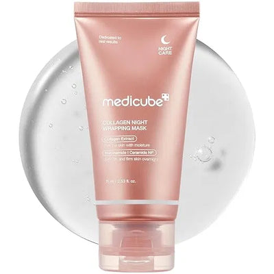 ✨ Collagen Overnight Wrapping Mask – Hydrating Peel-Off Mask for Firmer, Radiant Skin