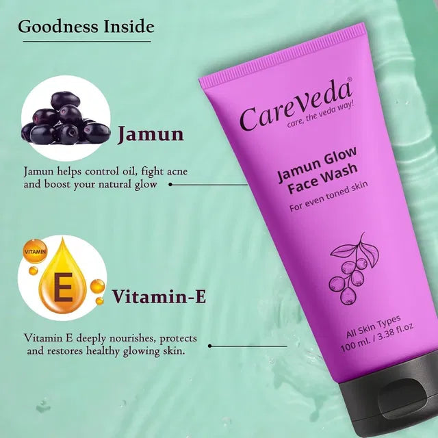 Jamun Glow Face Wash – Antioxidant Brightening Cleanser 100ml