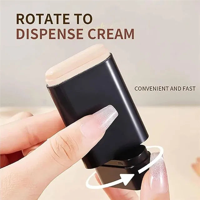 Korean 2-in-1 Glass Skin Foundation Stick – Foundation + Concealer