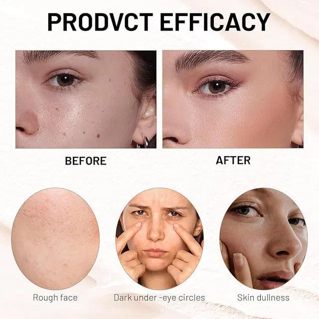 Korean 2-in-1 Glass Skin Foundation Stick – Foundation + Concealer