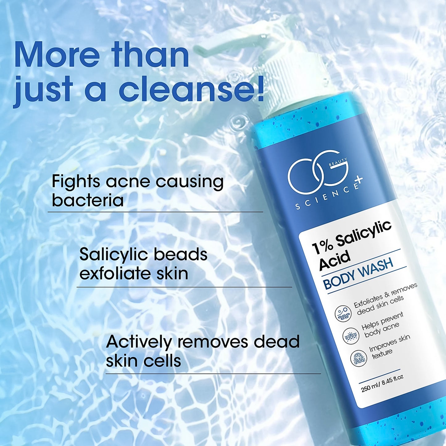 Og Beauty Science  1 Salicylic Acid Body Wash (250ml  1 Pc)